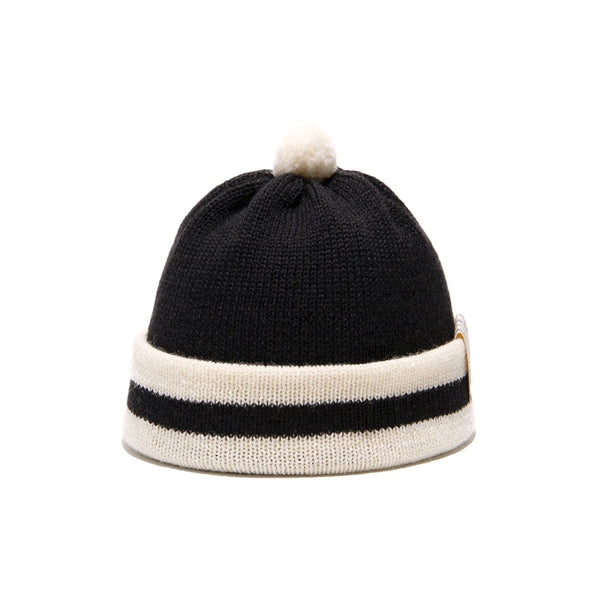 The H.W. Dog & Co - LINE BEANIE - Black – Bad Weather Cafe